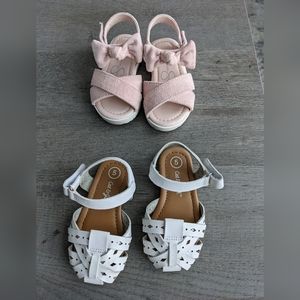 Toddler girls sandals size five